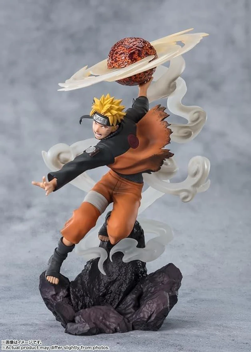 Bandai Naruto Shippuden Tamashii Nations FiguartsZERO Naruto Uzumaki (Sage Art: Lava Release Rasen Shuriken) 11-in Figure