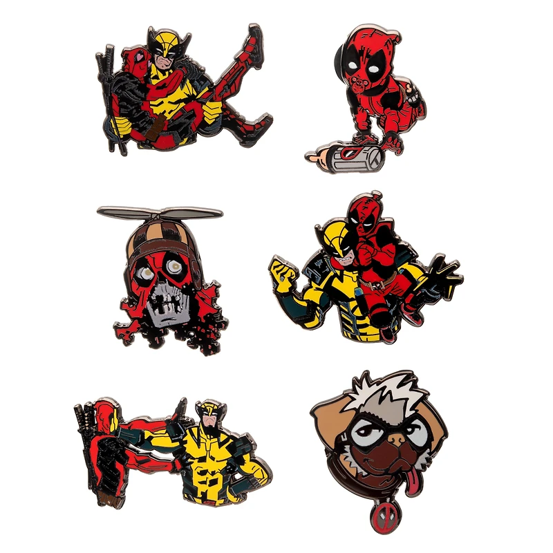 Marvel Deadpool and Wolverine Blind Box Enamel Pin GameStop Exclusive (Styles May Vary