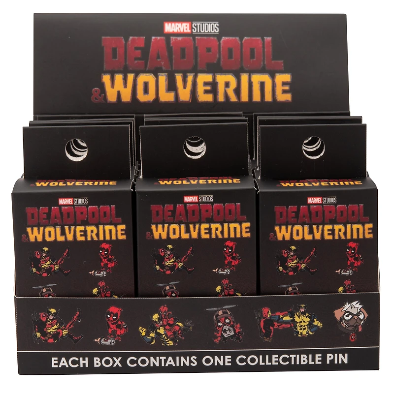 Marvel Deadpool and Wolverine Blind Box Enamel Pin GameStop Exclusive (Styles May Vary
