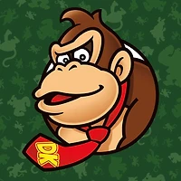 Donkey Kong and Diddy Kong Circle 2 Pack Canvas