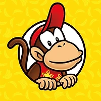 Donkey Kong and Diddy Kong Circle 2 Pack Canvas