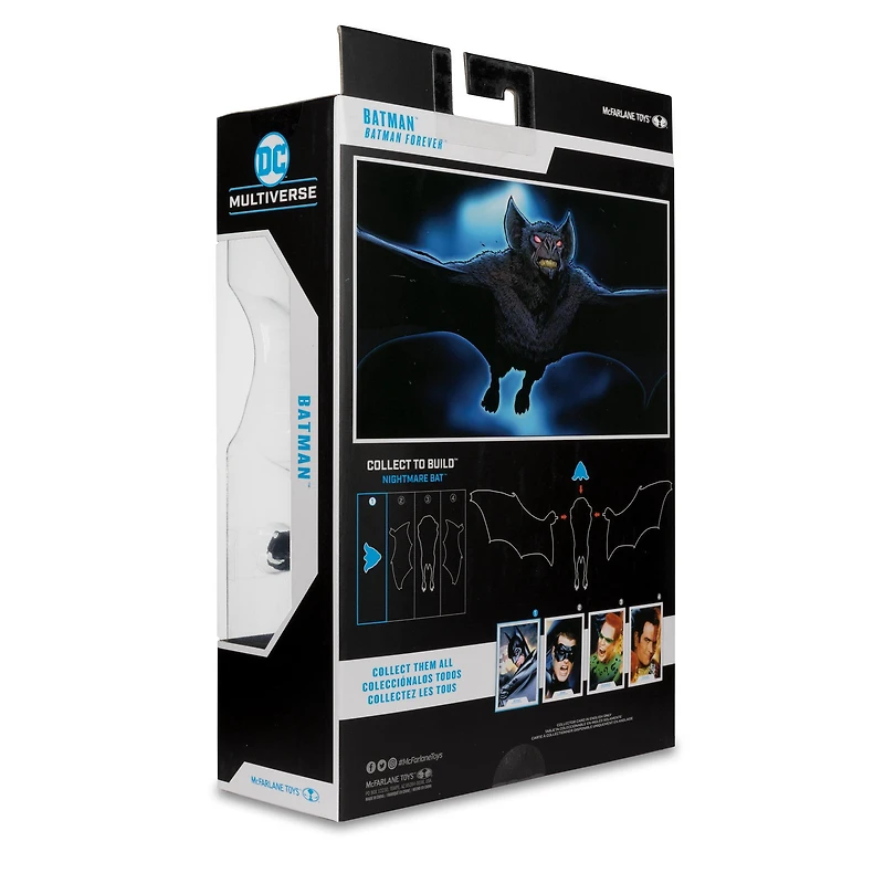 McFarlane Toys DC Multiverse Batman Forever (Build-A-Figure -Nightmare Bat) Batman 7-in Action Figure