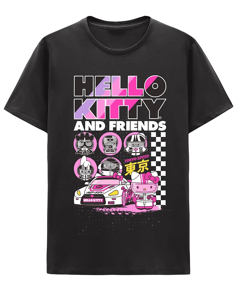 Sanrio Hello Kitty Tokyo Speed Unisex Short Sleeve T-Shirt