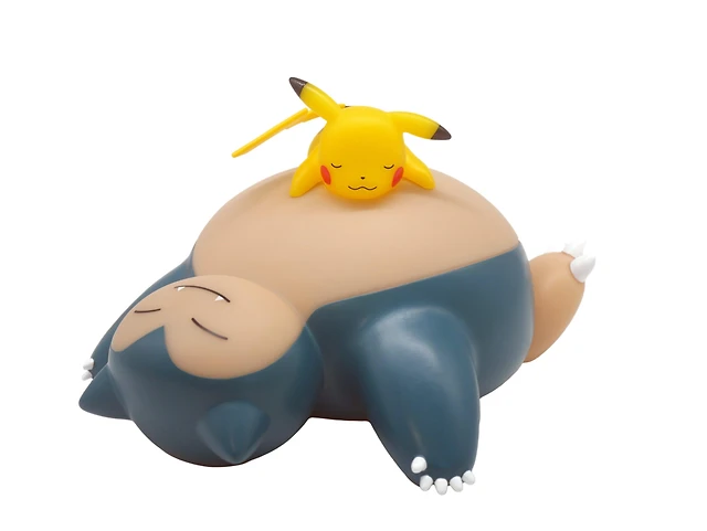 Teknofun Pokemon Sleeping Snorlax and Pikachu Light-up Figure