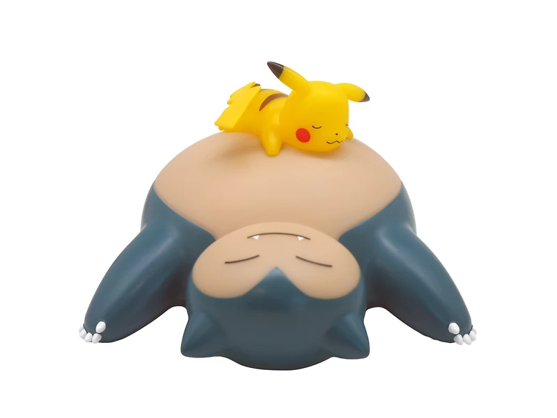 Teknofun Pokemon Sleeping Snorlax and Pikachu Light-up Figure