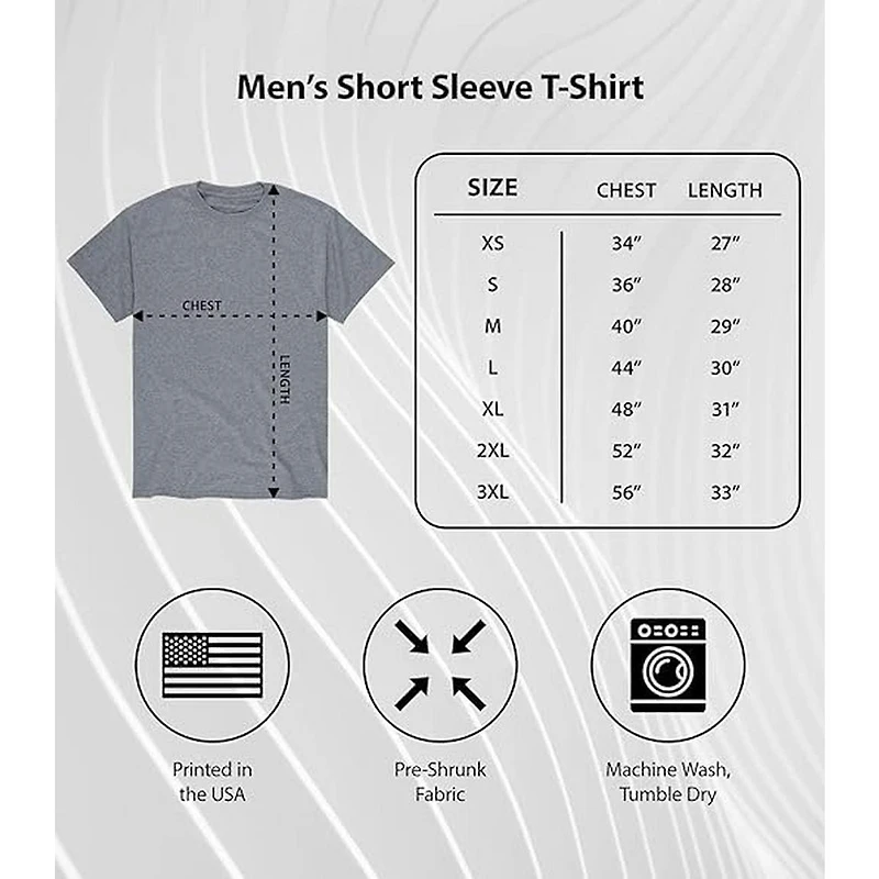 Sanrio Cinnamoroll Air Brush Heart Mens Short Sleeve Graphic T-Shirt