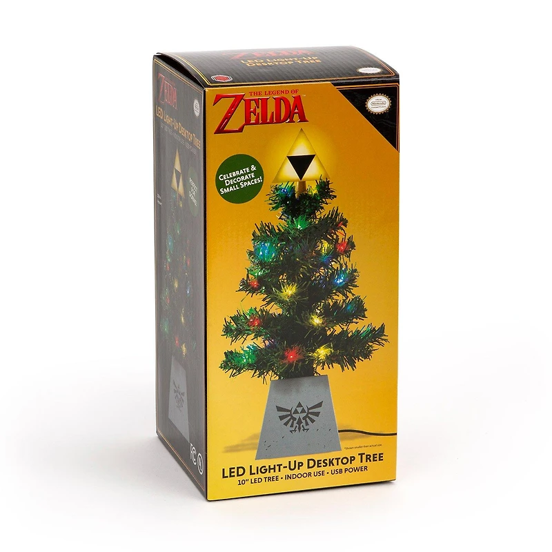 The Legend of Zelda LED USB-Powered Light-Up Desktop Holiday Tree