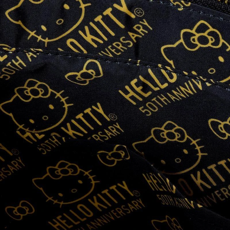 Loungefly Sanrio 50th Anniversary Hello Kitty Metallic Gold Tote Bag With Coin Bag