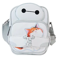 Loungefly Big Hero 6 10th Anniversary Baymax and Mochi Crossbuddies Cosplay Crossbody Bag With Coin Bag