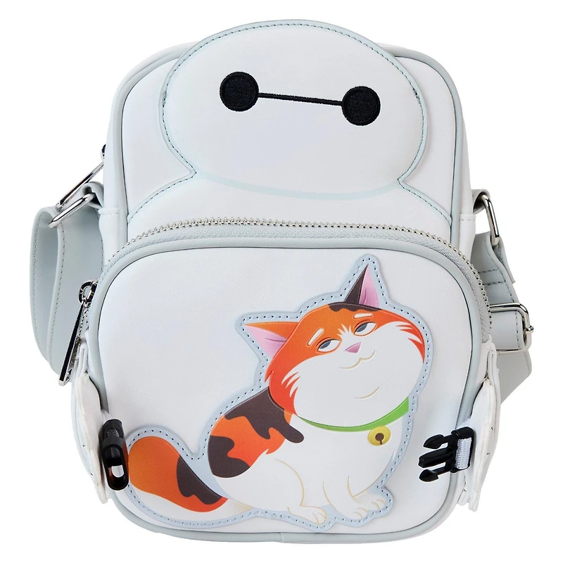 Loungefly Big Hero 6 10th Anniversary Baymax and Mochi Crossbuddies Cosplay Crossbody Bag With Coin Bag