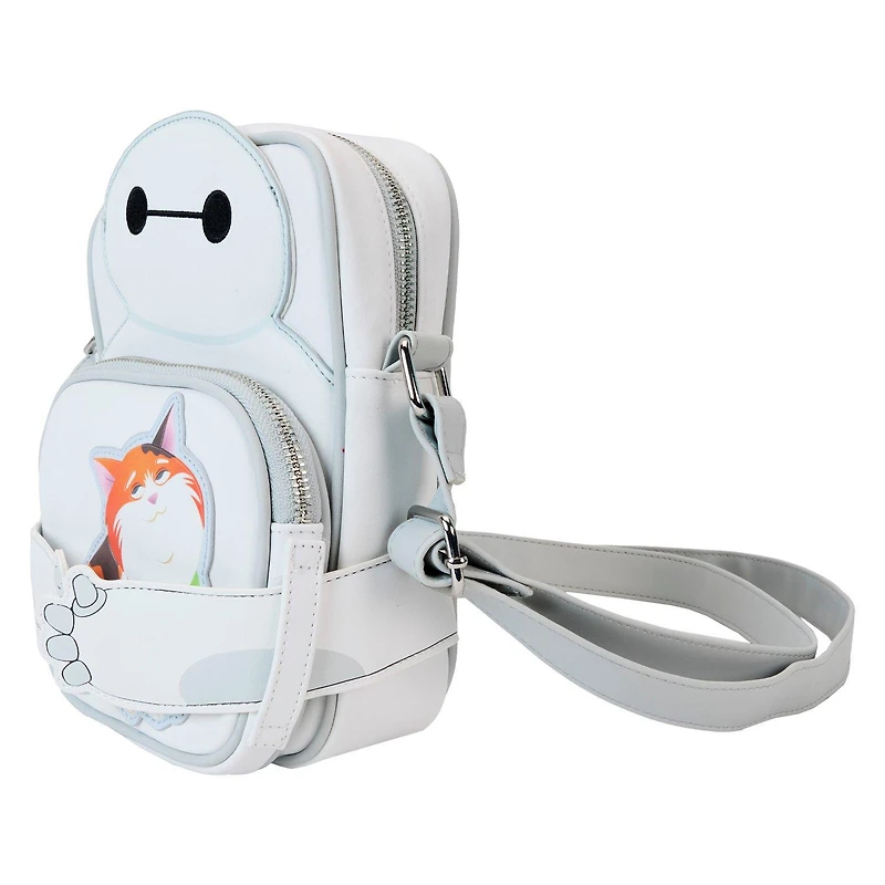 Loungefly Big Hero 6 10th Anniversary Baymax and Mochi Crossbuddies Cosplay Crossbody Bag With Coin Bag