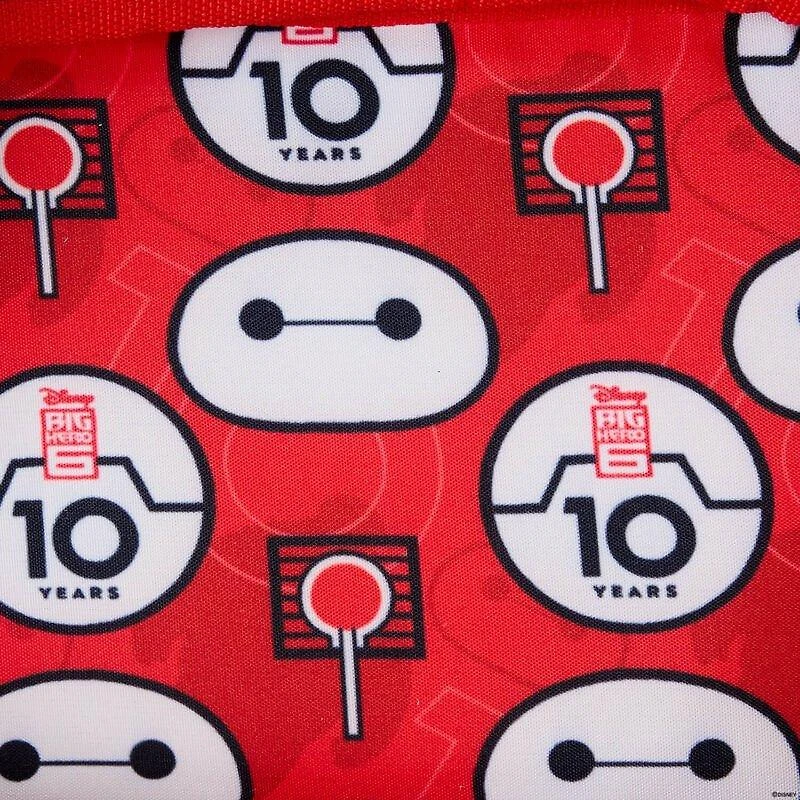 Loungefly Big Hero 6 10th Anniversary Baymax and Mochi Crossbuddies Cosplay Crossbody Bag With Coin Bag
