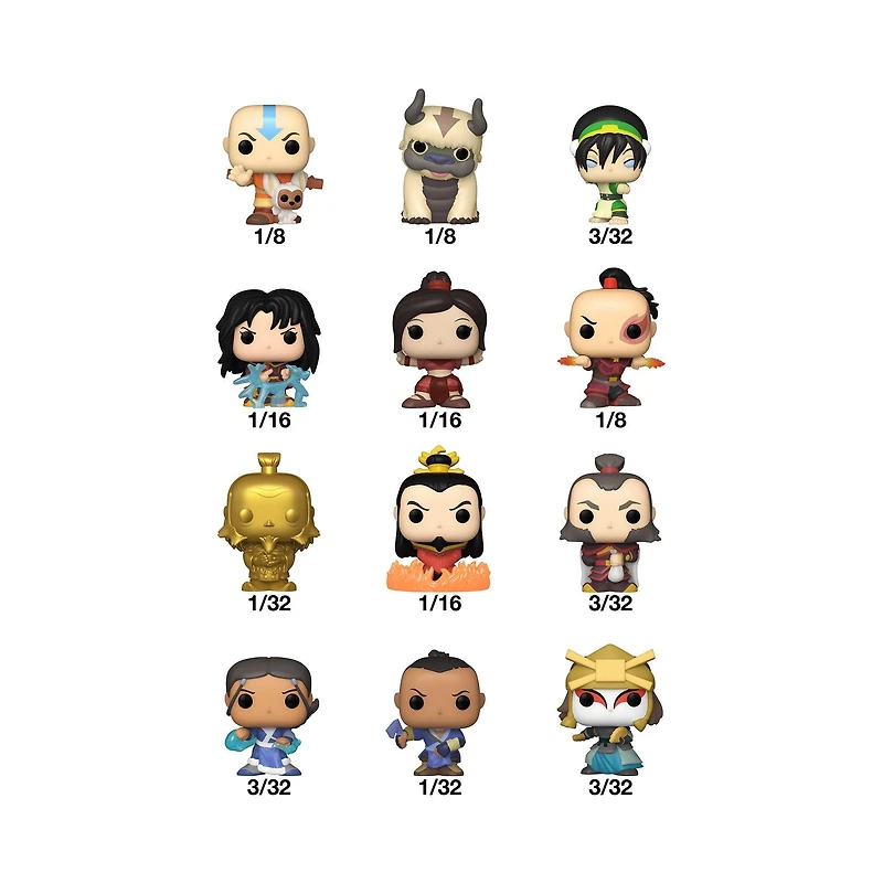 Funko Bitty POP! Singles: Avatar The Last Airbender Bitty Pop Vinyl Figure (Styles May Vary