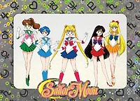 FiGPiN Sailor Moon Cybercel Collectible Art Card Foil Pack Series 1