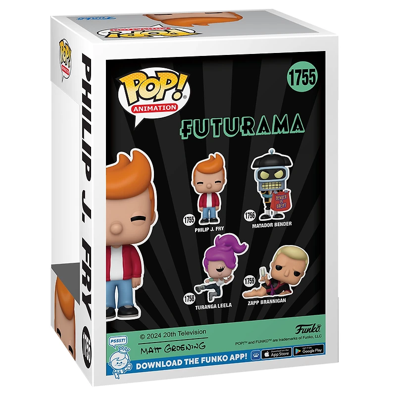 Funko POP! TV: Futurama Fry 4.4-in Vinyl Figure