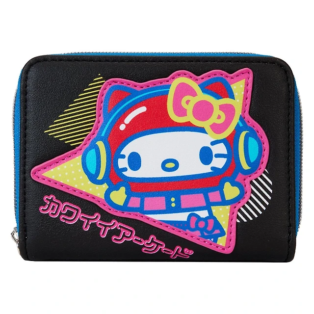 Loungefly Hello Kitty Kawaii Gamer Zip Around Wallet GameStop Exclusive