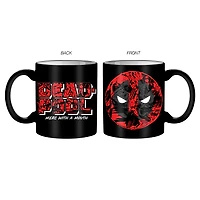 Marvel Deadpool Scribble Art Logo 20oz Ceramic Mug