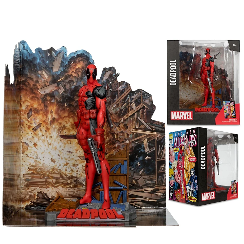 McFarlane Toys Marvel: The New Mutants Deadpool Comic 1:10 Scale Statue