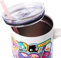 Hello Kitty and Friends Sticker Collage 40oz Stainless Steel Tumbler with Handle