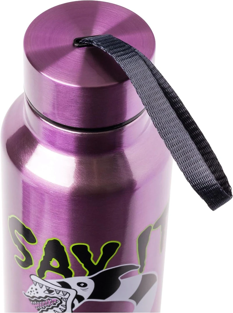 Beetlejuice Strange and Unusual Sandworm 27oz Stainless Steel Water Bottle with Strap