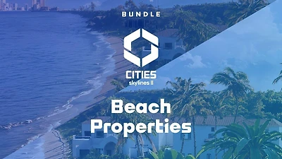 Cities: Skylines II - Beach Properties Bundle DLC - PC Steam