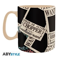 ABYstyle One Piece Heat Change Mug Wanted and Coaster Set