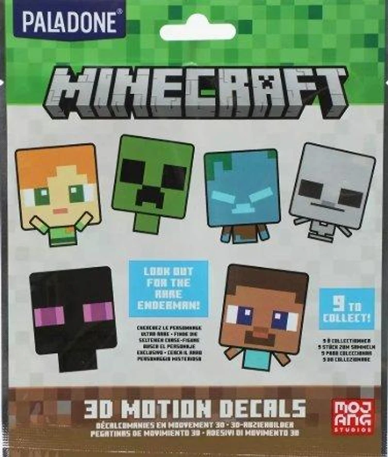 Minecraft Character Blind Bag Lenticular Decal (Styles May Vary