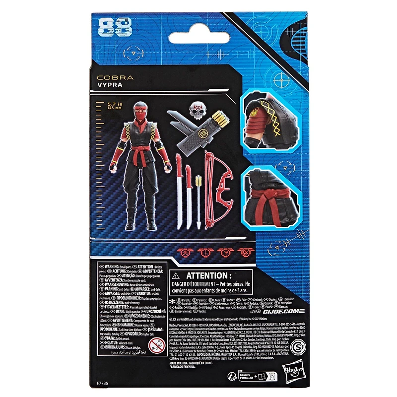 G.I. Joe Classified Series Python Patrol Vypra 6-in Action Figure