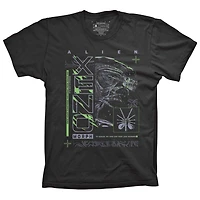 Alien Xenomorph Unisex Black Short Sleeve Graphic T-Shirt GameStop Exclusive