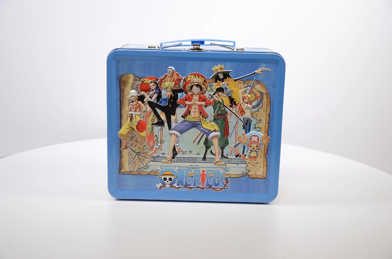 One Piece Tin Titans Lunch Box with Beverage Container GameStop Exclusive
