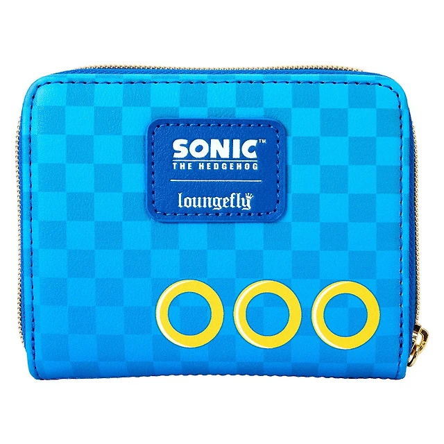 Loungefly Sonic the Hedgehog Chaos Garden Lenticular Zip Around Wallet GameStop Exclusive