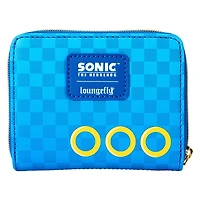 Loungefly Sonic the Hedgehog Chaos Garden Lenticular Zip Around Wallet GameStop Exclusive