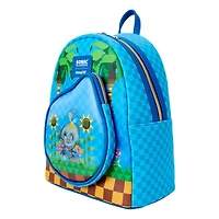 Loungefly Sonic the Hedgehog Chaos Garden Lenticular Mini Backpack GameStop Exclusive