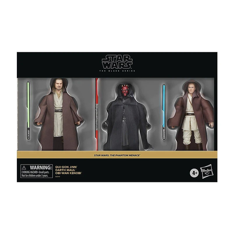 Hasbro Star Wars The Black Series Star Wars: The Phantom Menace Qui-Gon Jinn, Obi-Wan Kenobi