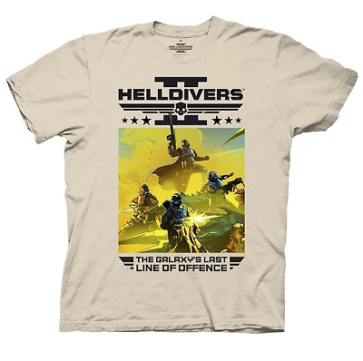 Helldivers Last Line of Offense Unisex T-Shirt GameStop Exclusive