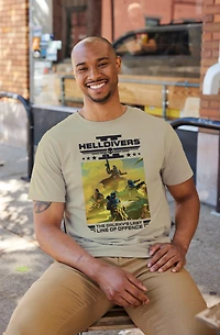 Helldivers Last Line of Offense Unisex T-Shirt GameStop Exclusive