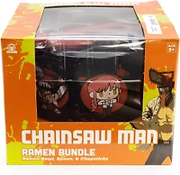 Culturefly Chainsaw Man Ramen Bowl Bundle Set with Ramen Bowl, Spoon