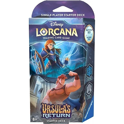 Disney Lorcana Trading Card Game: Ursula's Return Chapter 4 Sapphire and Steel Starter Deck