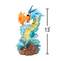 Jazwares Pokemon Gyarados 13-in Deluxe Collector's Statue with Light Up Fins and Beam Attack