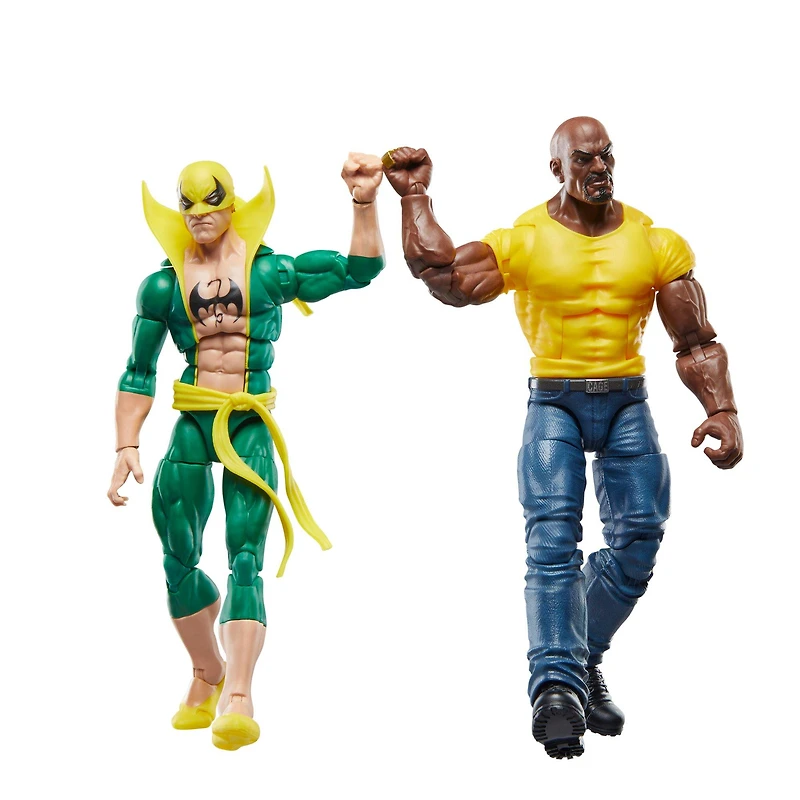 Hasbro Marvel Legends Series 85Th Anniversary Iron Fist and Luke Cage Action Figure Set 2-Pack