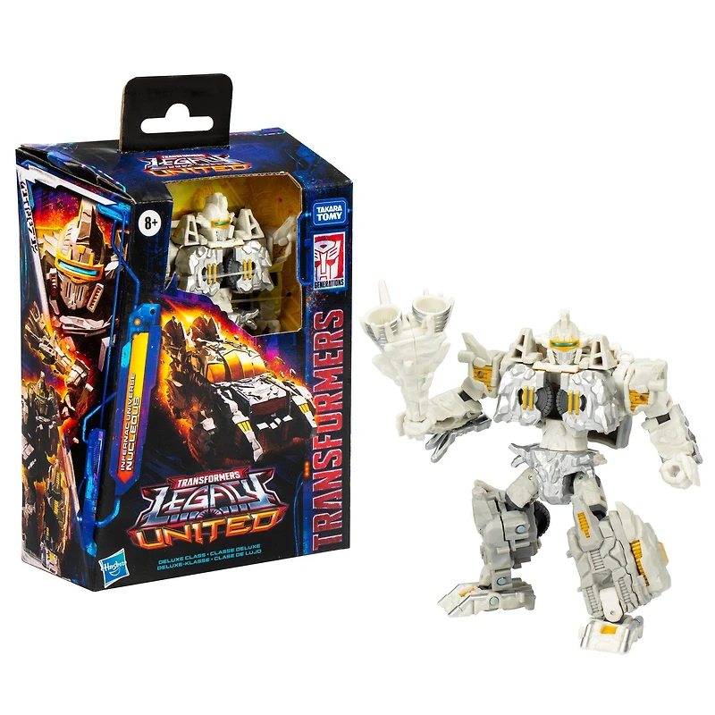 Hasbro Transformers Legacy United Deluxe Class Infernac Universe Nucleous 5.5-in Action Figure