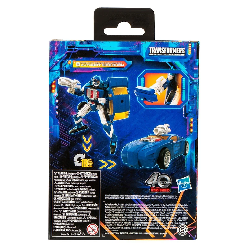 Hasbro Transformers Legacy United Deluxe Class 2001 Universe Autobot Side Burn 5.5-in Action Figure