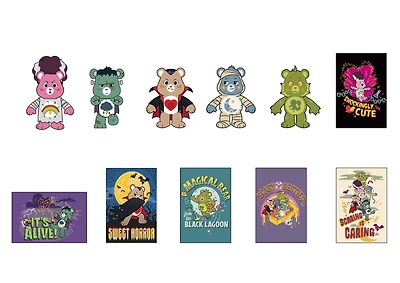 Care Bear x Monsters 3D Foam Bag Tag Blind Bag (Styles May Vary)
