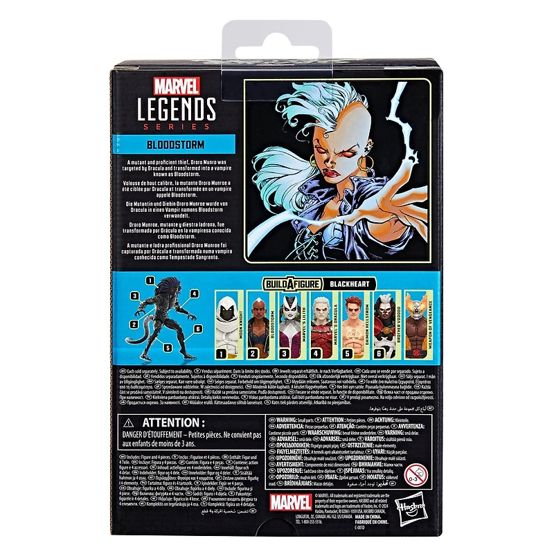 Hasbro Marvel Legends Series Bloodstorm 6-in Action Figure (Build-A-Figure Blackheart