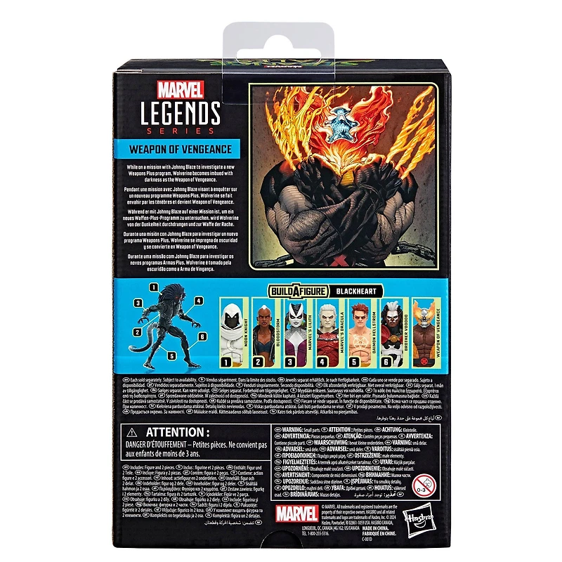 Hasbro Marvel Legends Series Weapon of Vengeance 6-in Action Figure (Build-A-Figure Blackheart