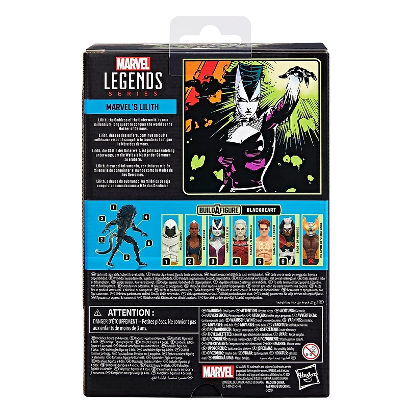 Hasbro Marvel Legends Series Lilith 6-in Action Figure (Build-A-Figure Blackheart