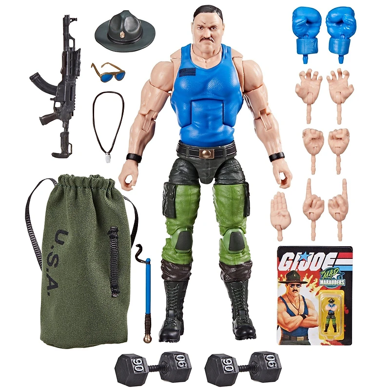 Hasbro G.I. Joe Classified Series Mad Marauders Sgt Slaughter 6-in Action Figure