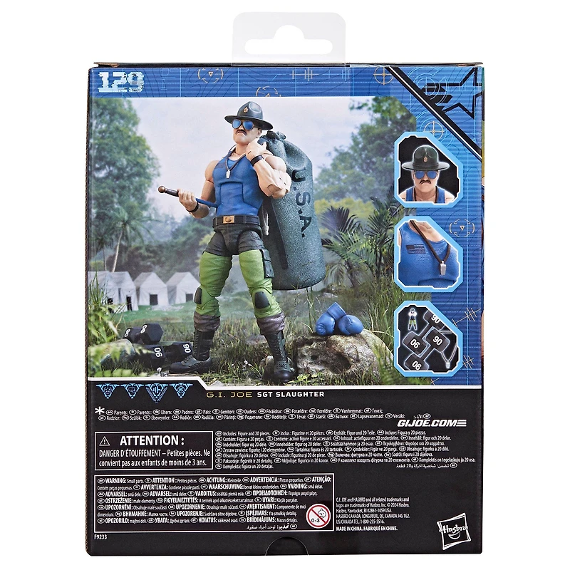 Hasbro G.I. Joe Classified Series Mad Marauders Sgt Slaughter 6-in Action Figure