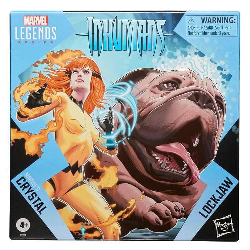 Hasbro Marvel Legends Marvel's Crystal and Lockjaw Figure Set