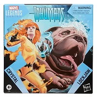 Hasbro Marvel Legends Marvel's Crystal and Lockjaw Figure Set